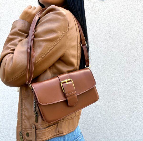 Cartera Malú marrón