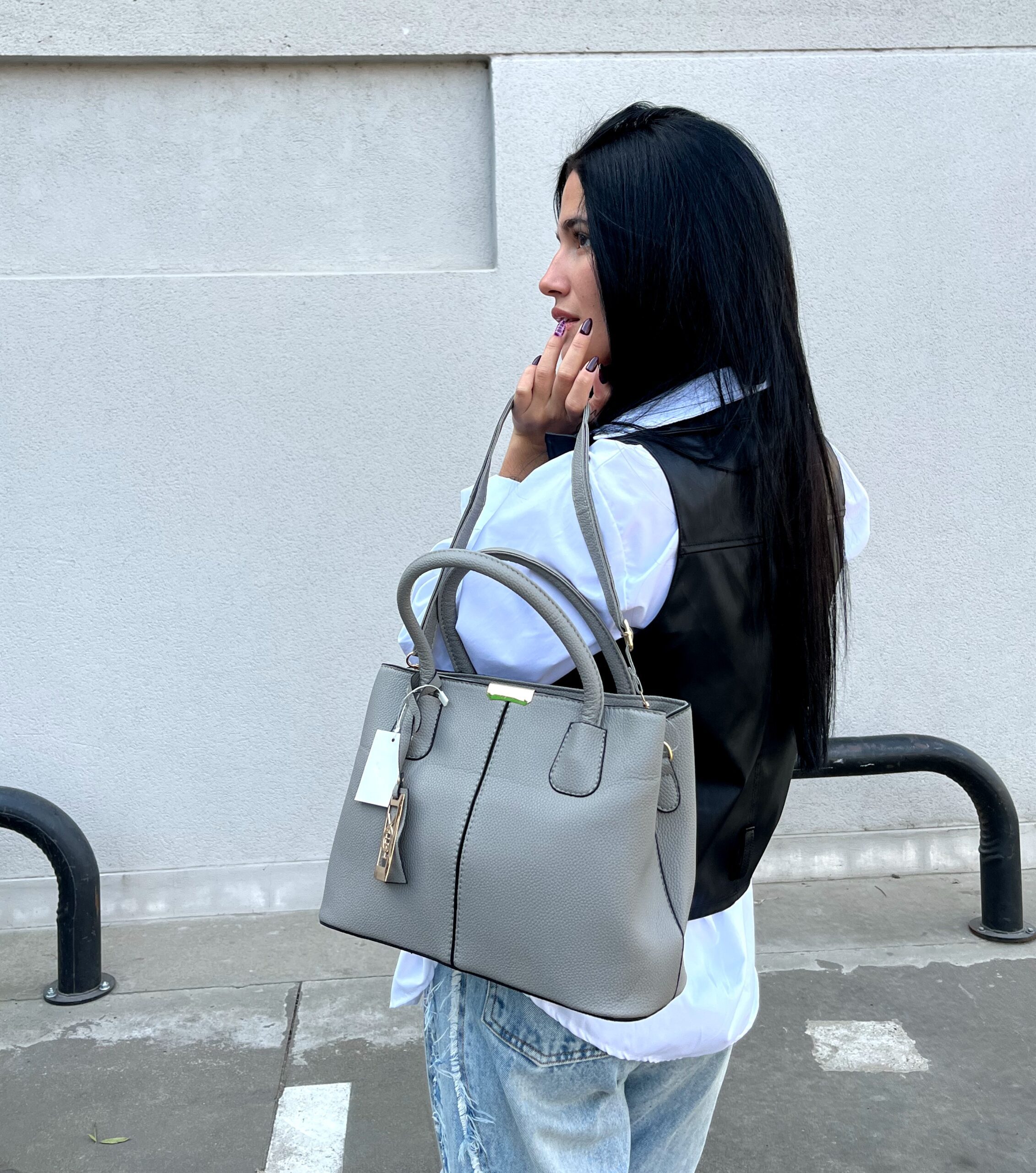 Bag Safari gris - Imagen 2